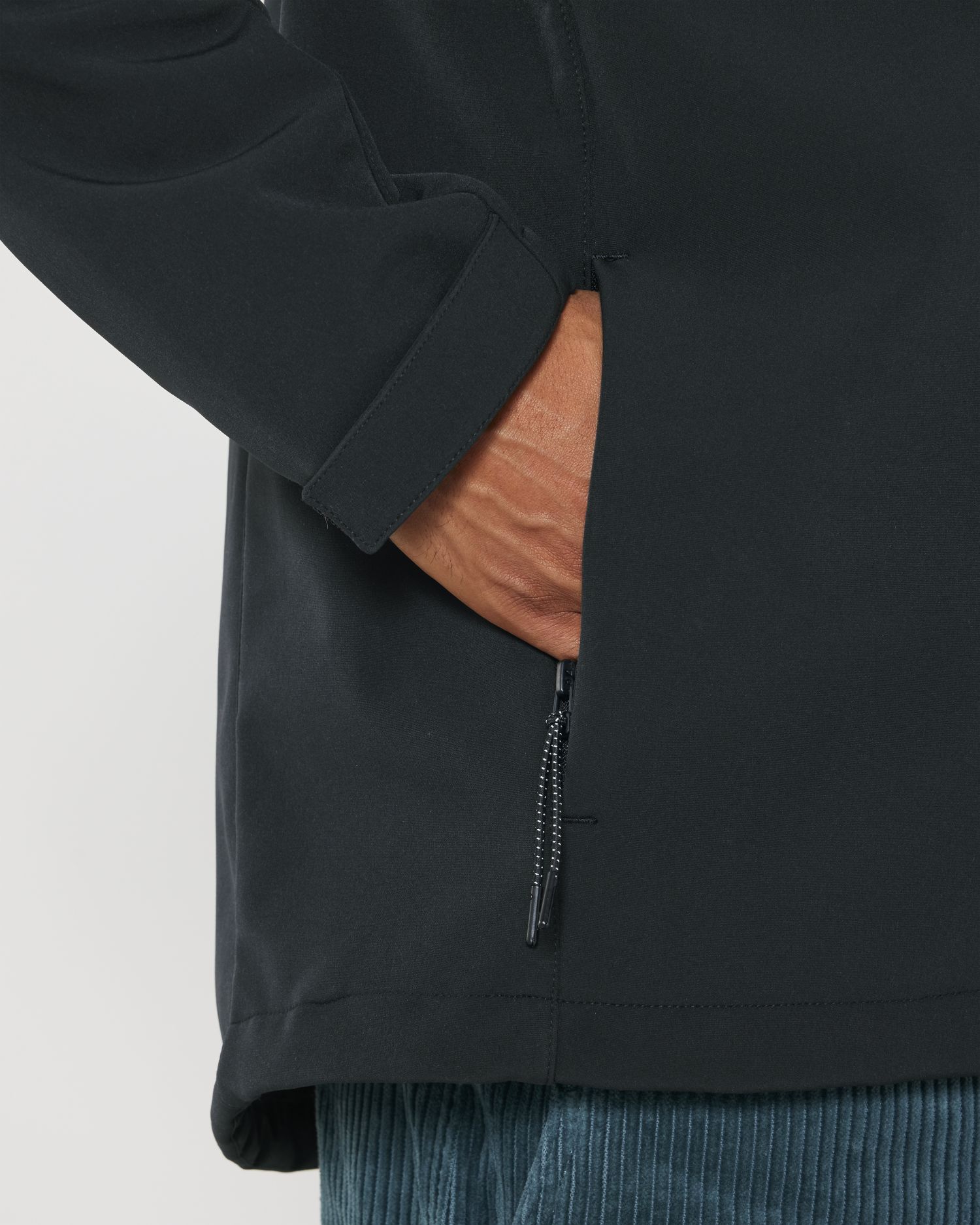 Ungefütterte Jacke Stanley Navigator in Farbe Black