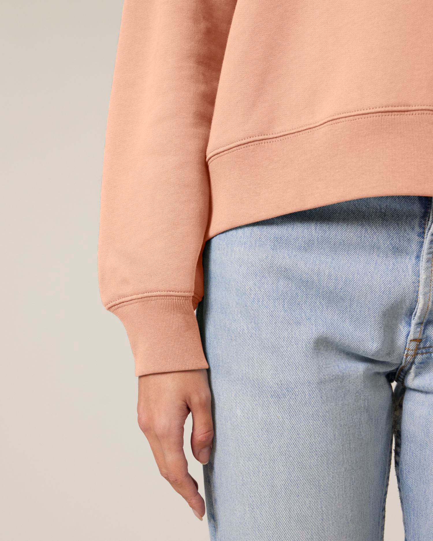 Sweatshirt Stella Alma in Farbe Fraiche Peche