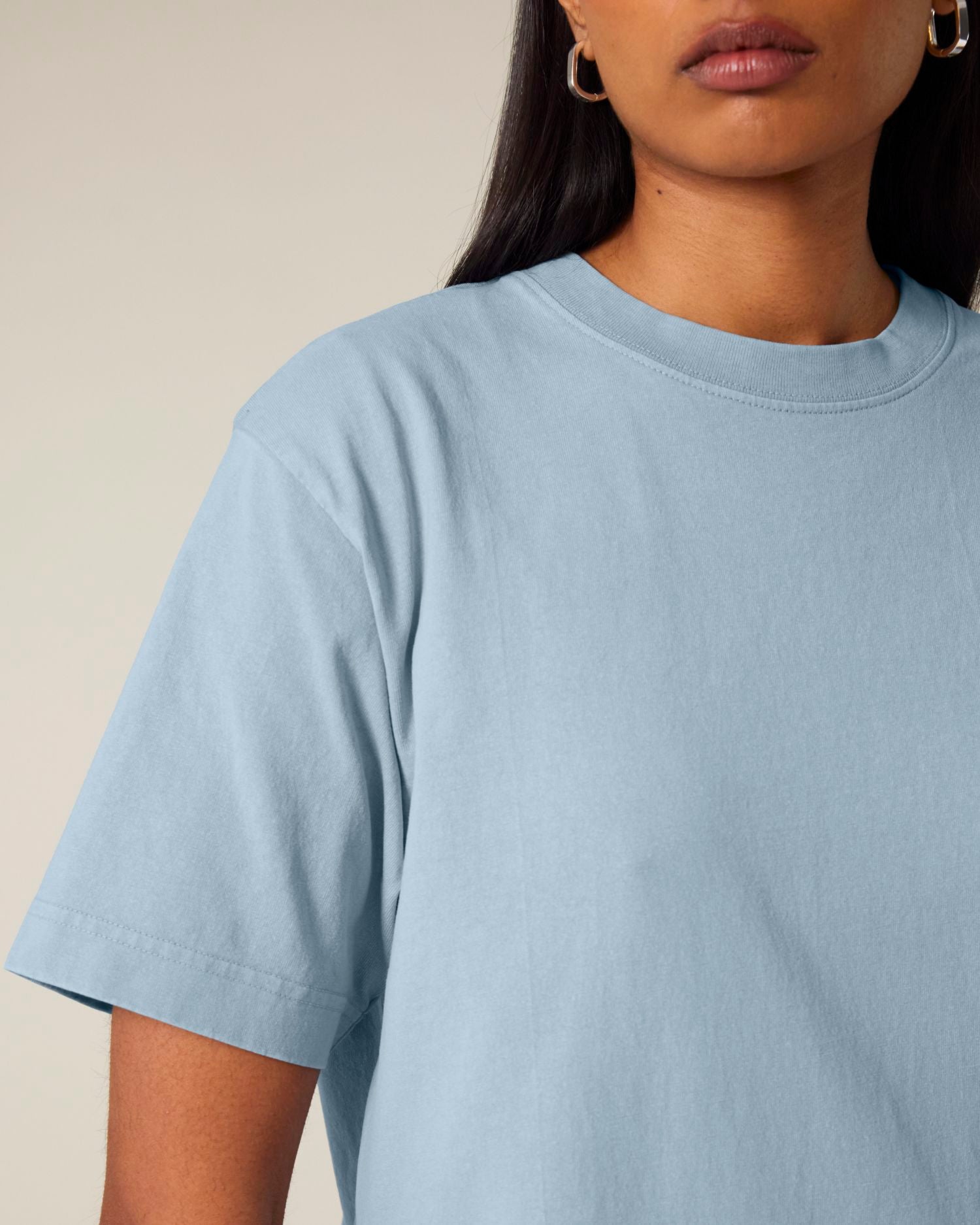 T-Shirt Freestyler Vintage in Farbe G. Dyed Blue Stone