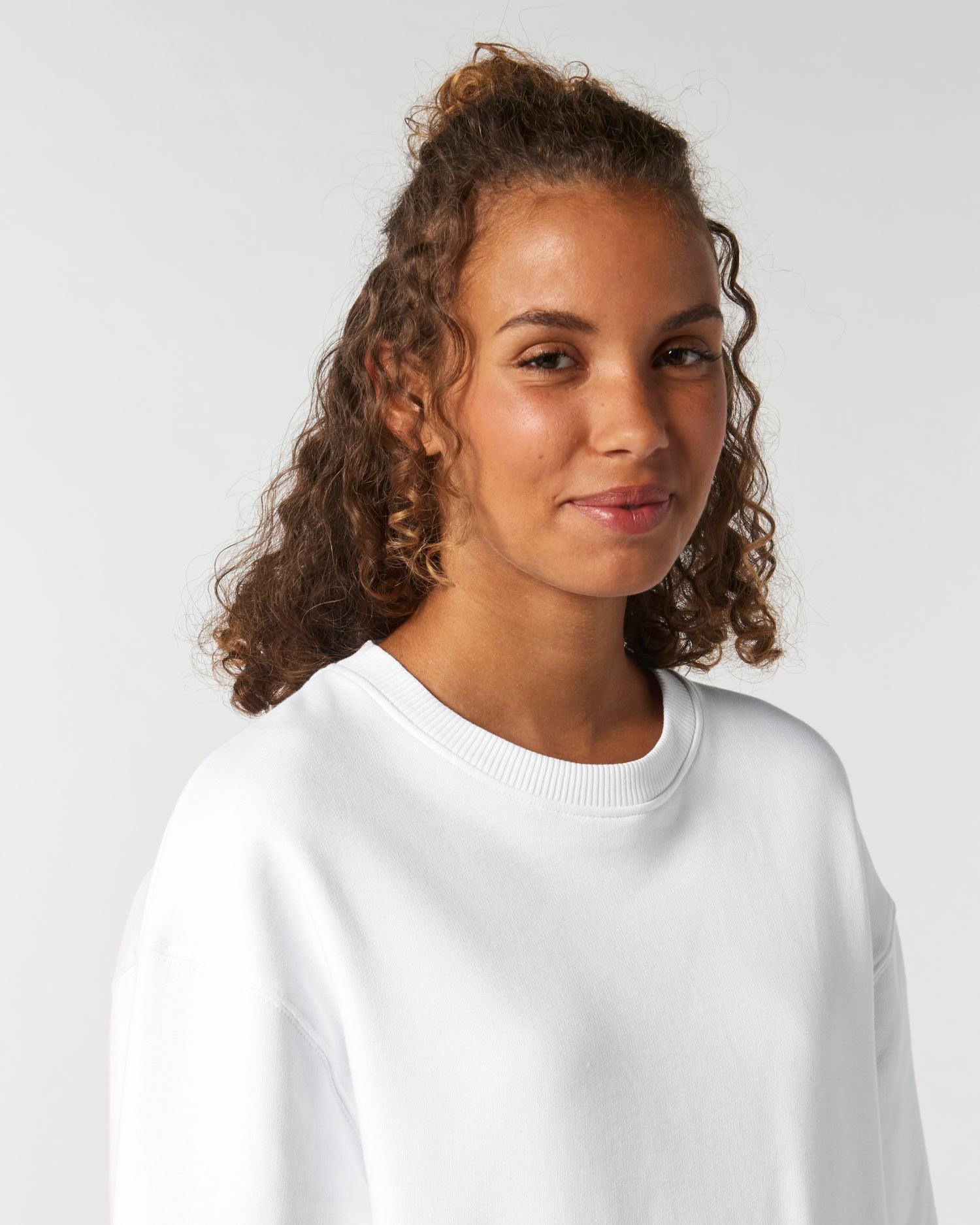 Sweatshirt Radder in Farbe White