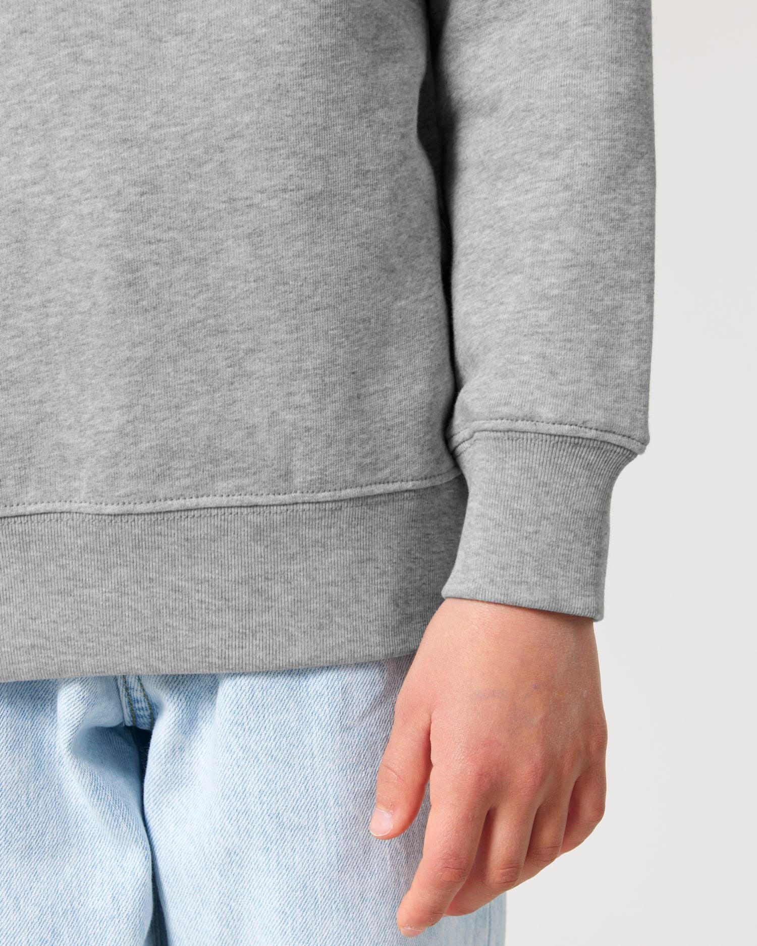 Sweatshirt Mini Changer 2.0 in Farbe Heather Grey