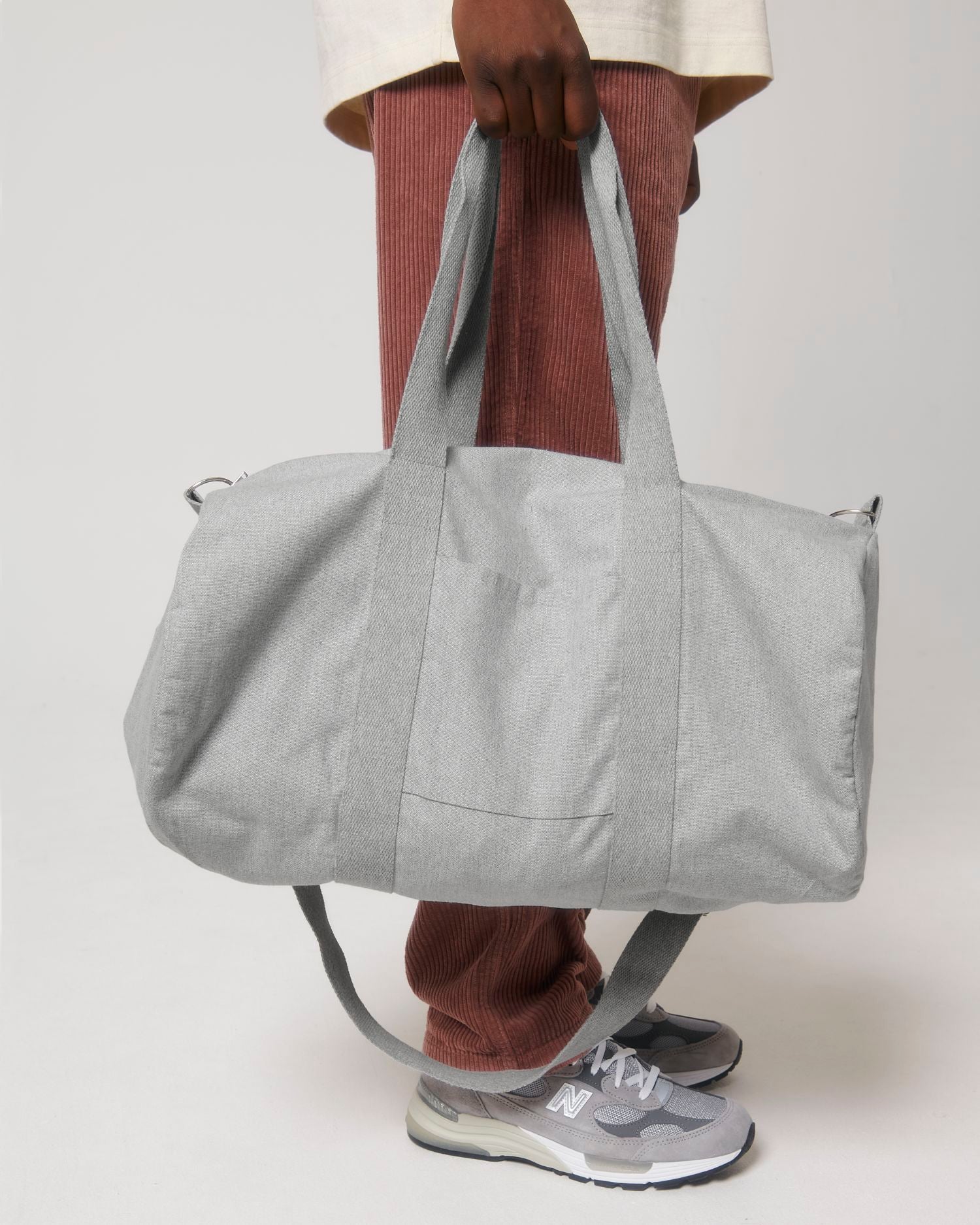 Tasche Duffle Bag in Farbe Heather Grey
