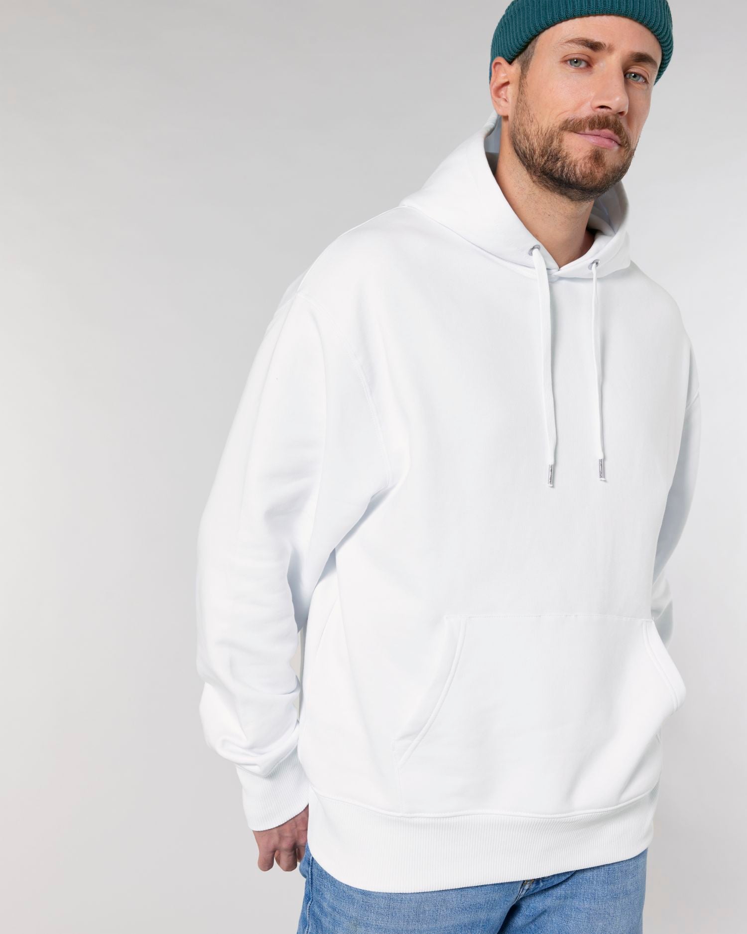 Hoodie Slammer in Farbe White