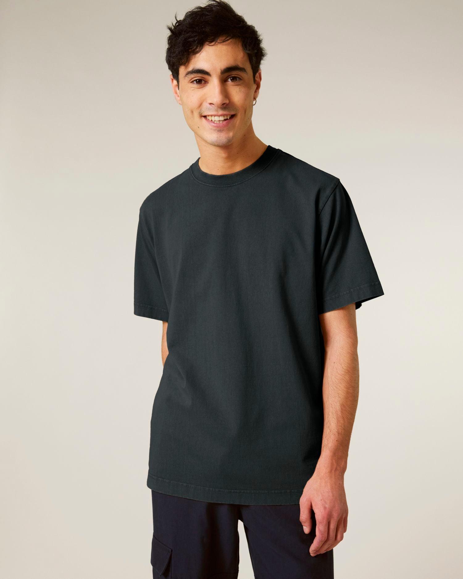 T-Shirt Freestyler Vintage in Farbe G. Dyed Black Rock