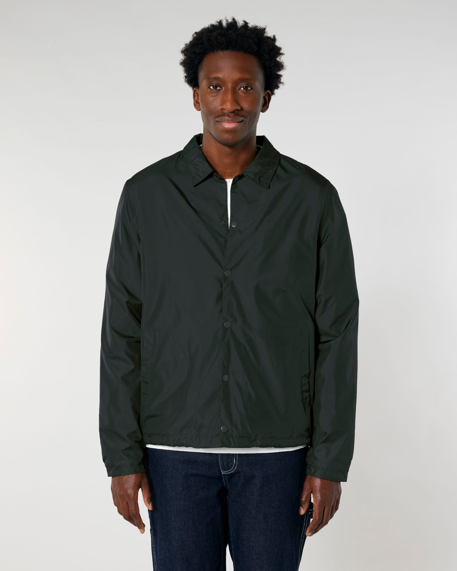 Non Padded Jacket Coacher in Farbe Black