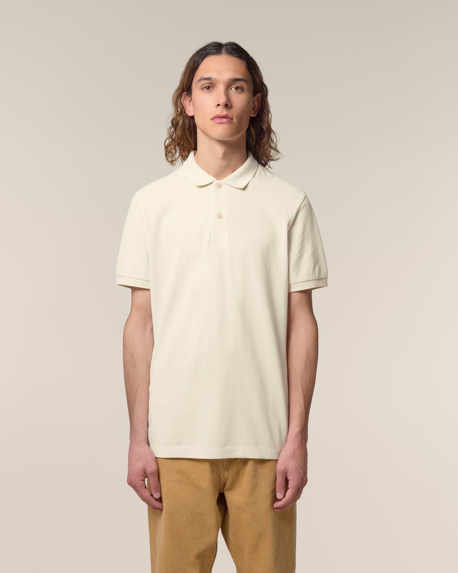 Poloshirt Stanley Coaster in Farbe Natural Raw