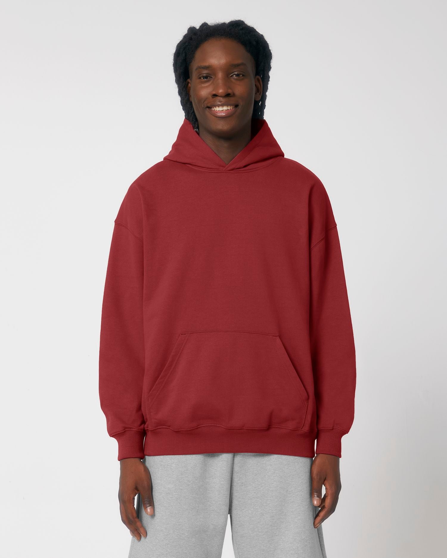 Hoodie Cooper Dry in Farbe Red Earth