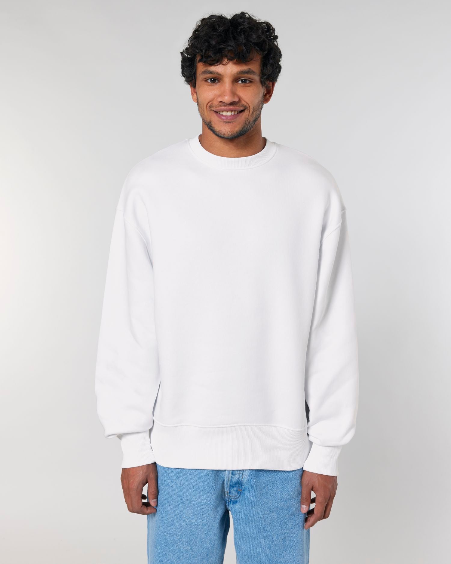 Sweatshirt Radder in Farbe White