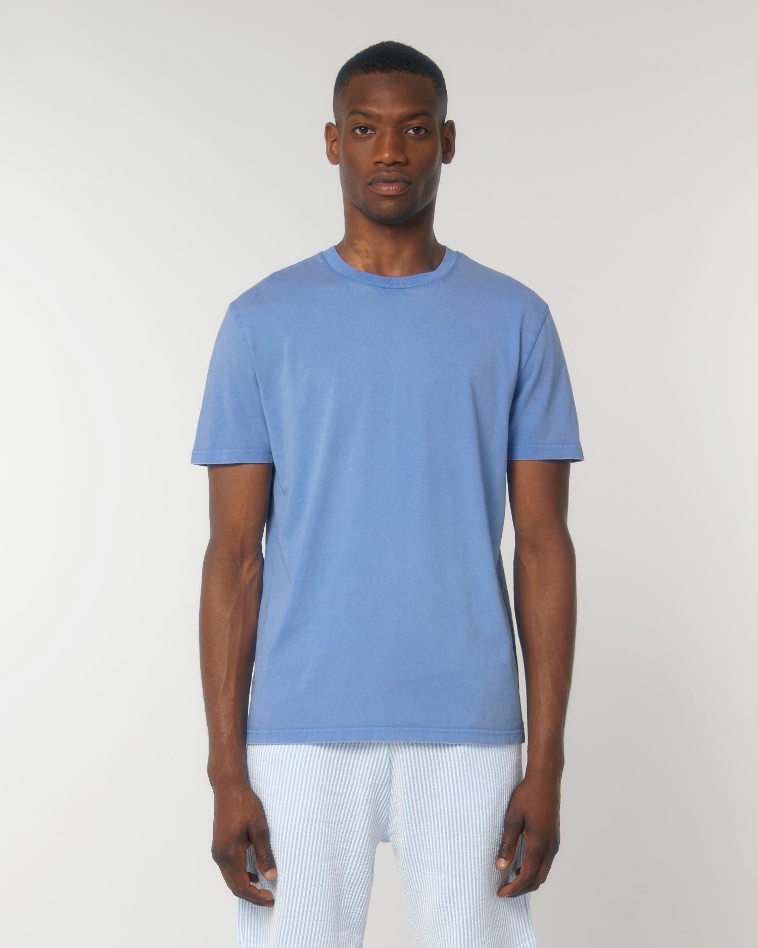 T-Shirt Crafter Vintage in Farbe G. Dyed Swimmer Blue