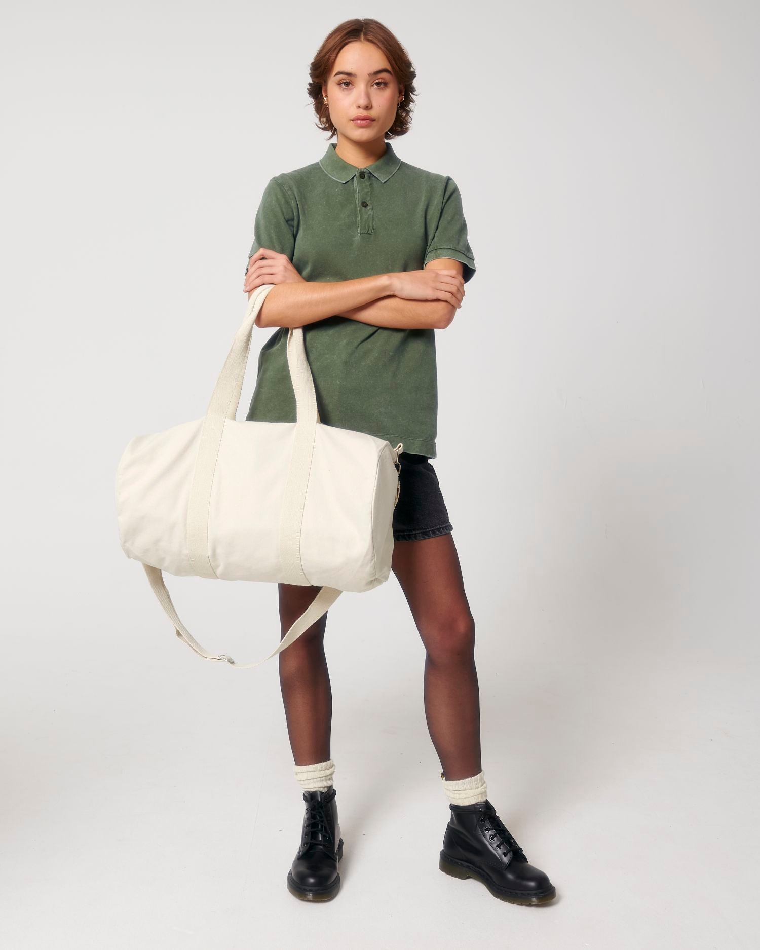 Tasche Duffle Bag in Farbe Natural