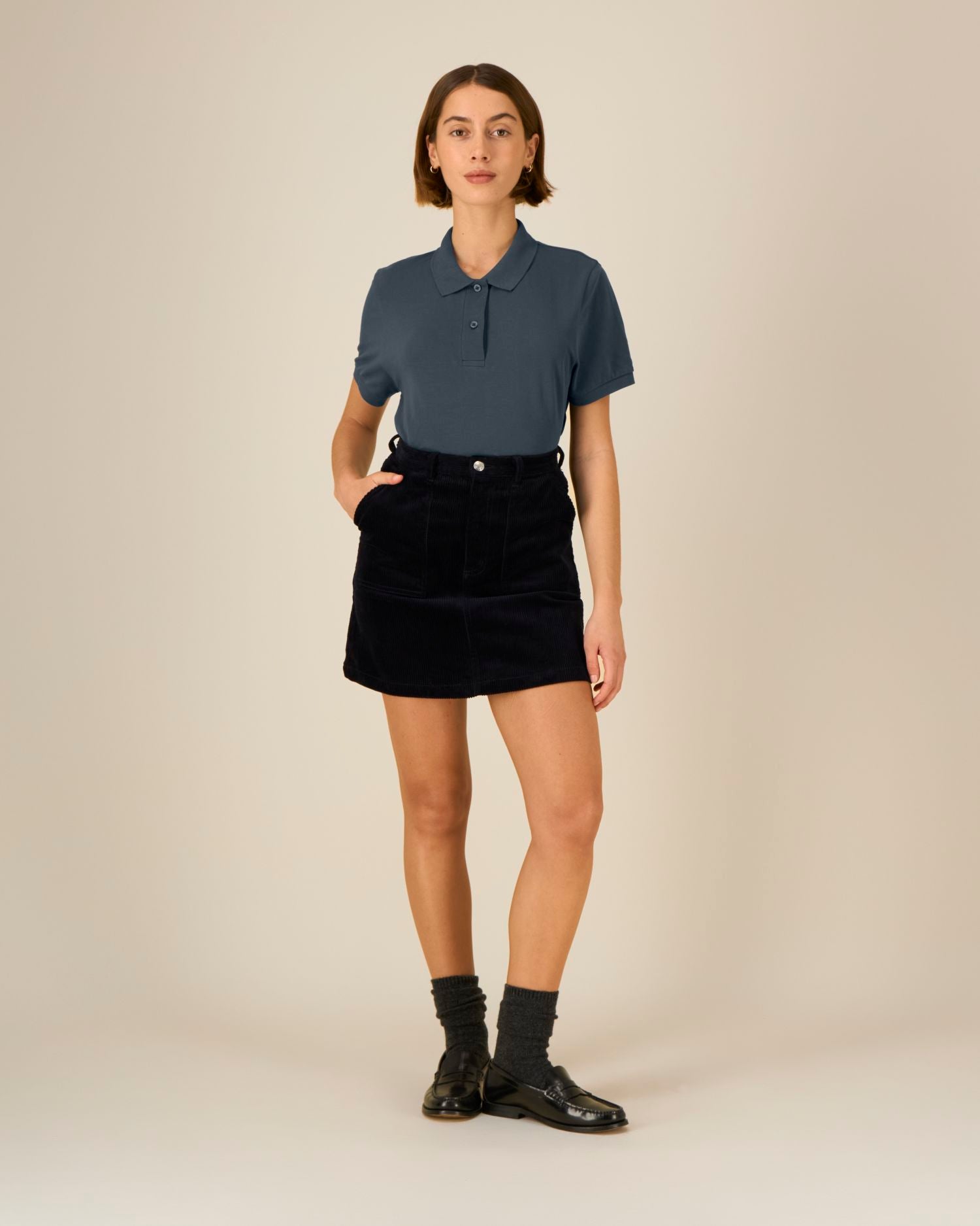 Stella Coaster in Farbe India Ink Grey