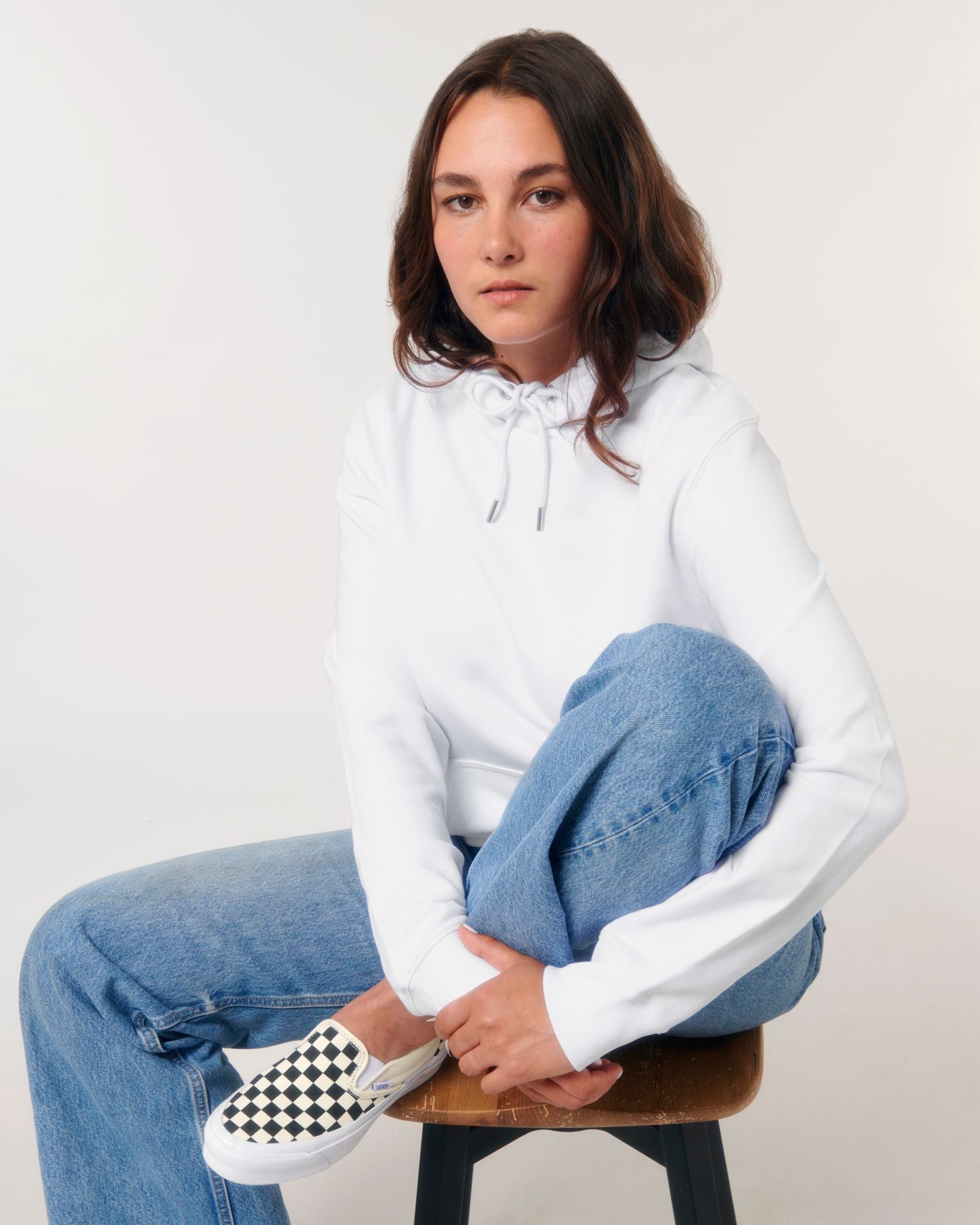 Hoodie Archer in Farbe White