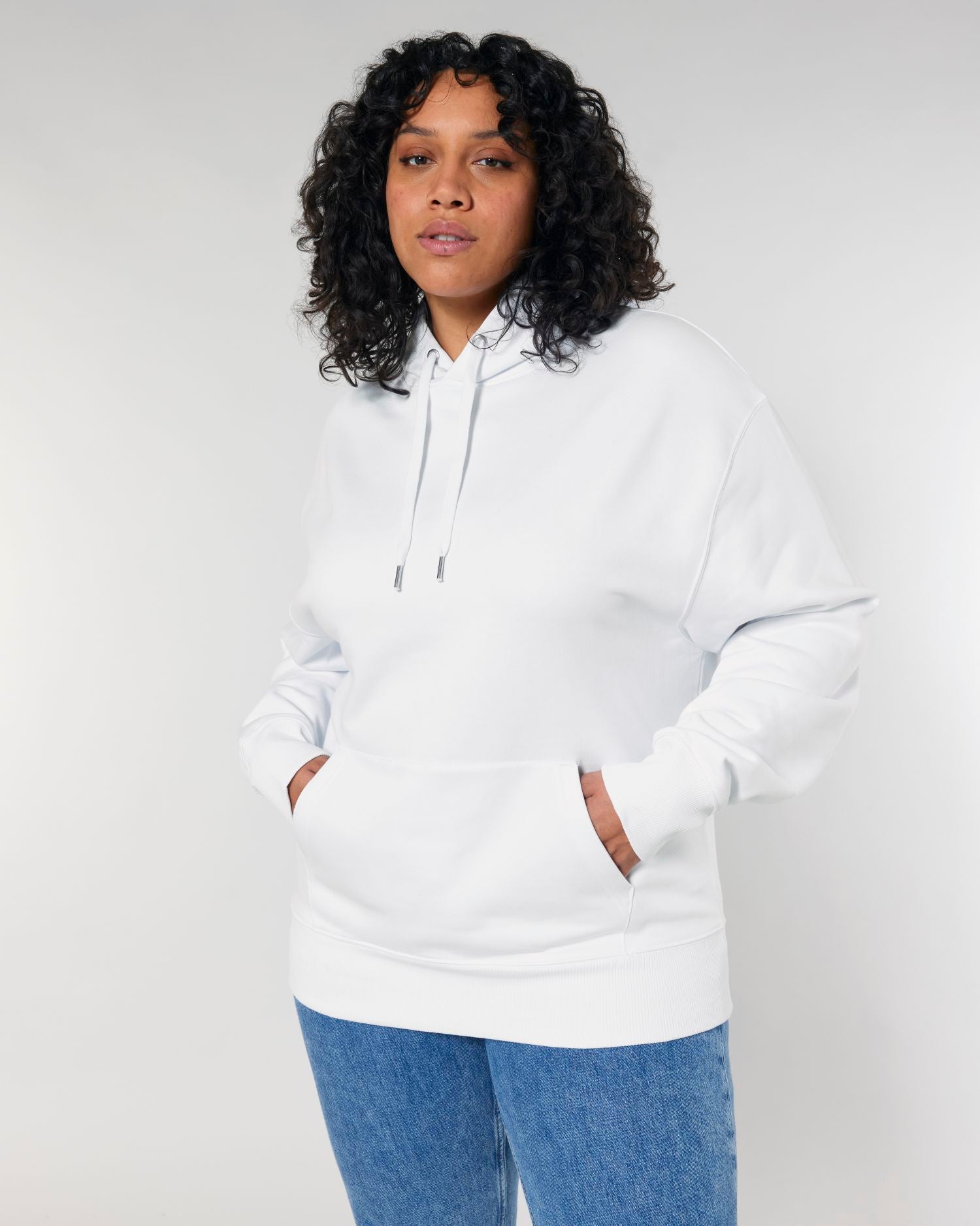 Hoodie Slammer in Farbe White