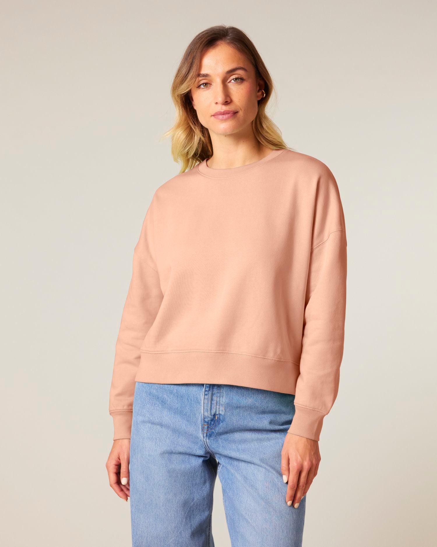 Sweatshirt Stella Alma in Farbe Fraiche Peche