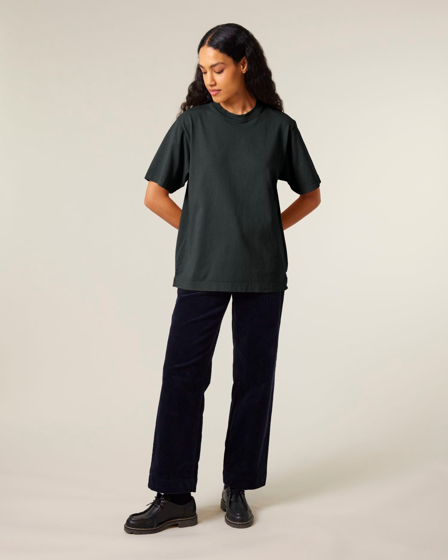 T-Shirt Freestyler Vintage in Farbe G. Dyed Black Rock