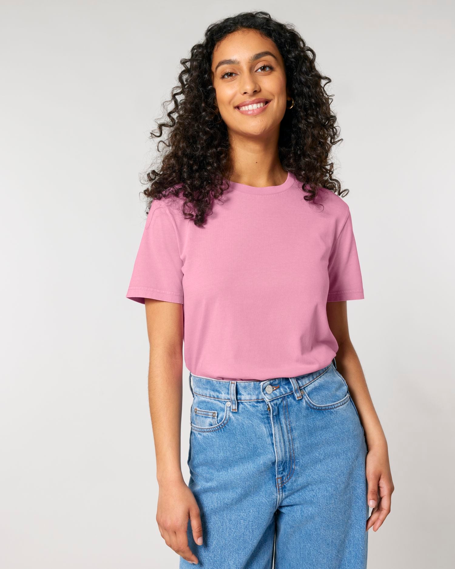 T-Shirt Crafter Vintage in Farbe G. Dyed Bubble Pink