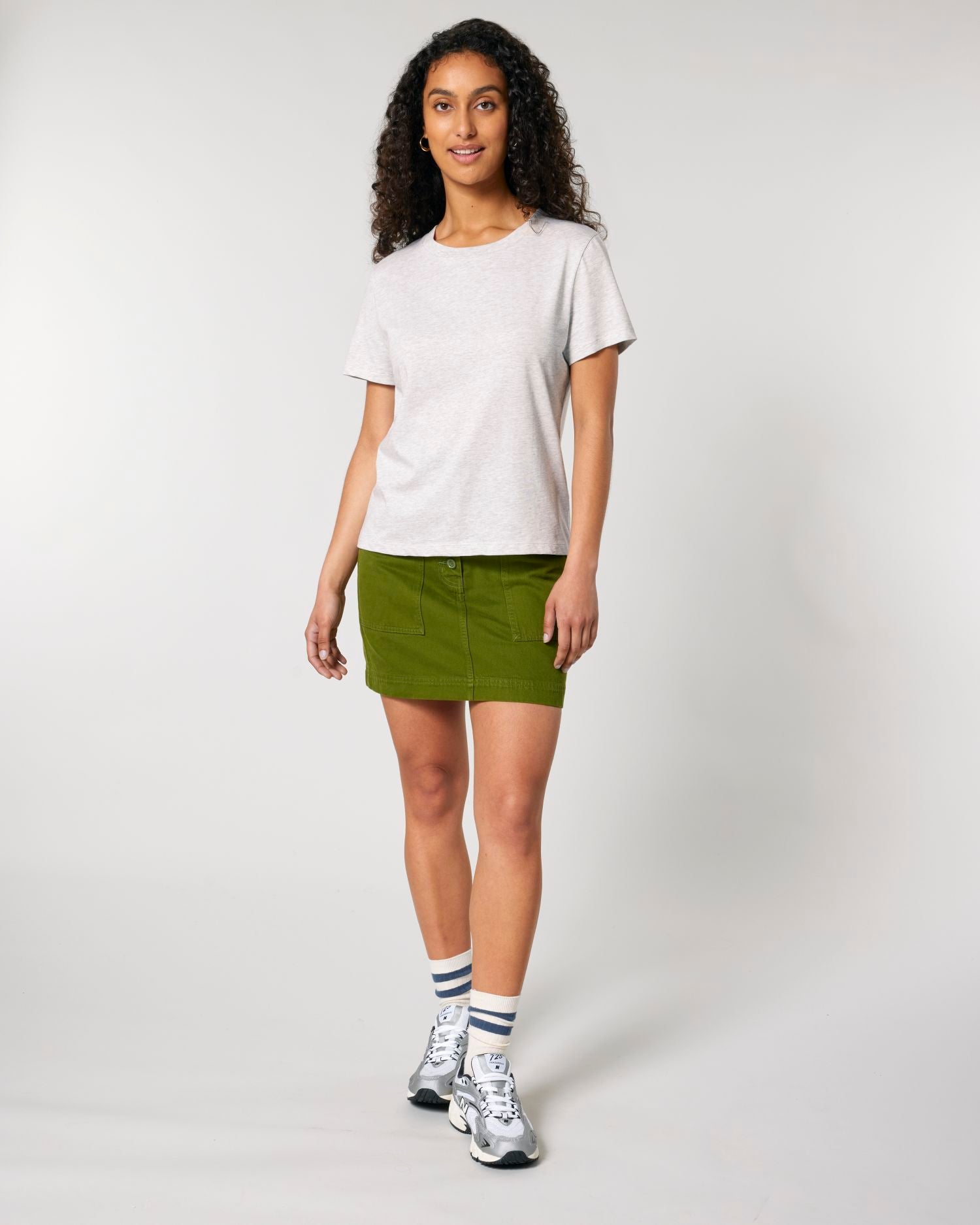 T-Shirt Stella Muser in Farbe Cool Heather Grey