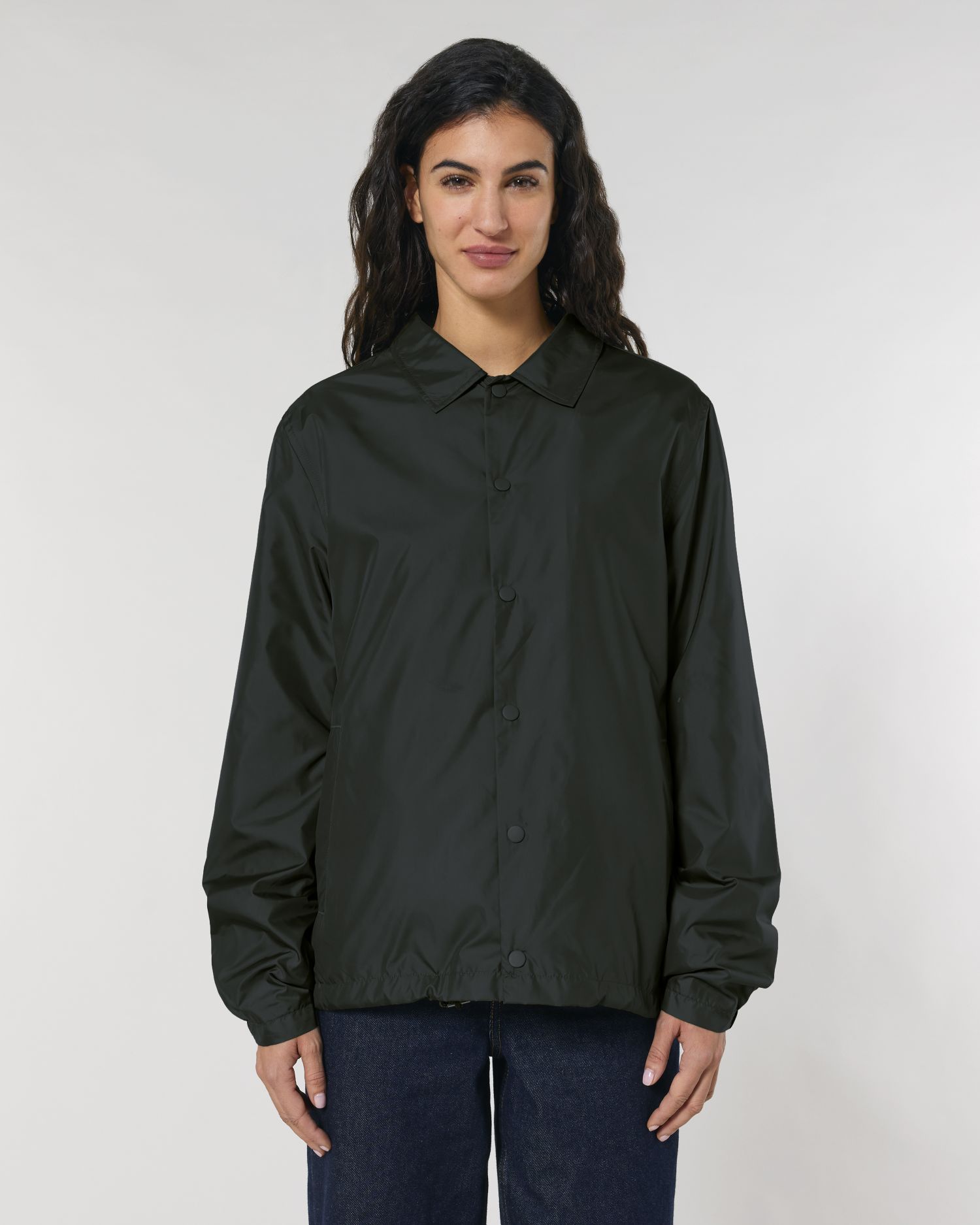 Non Padded Jacket Coacher in Farbe Black