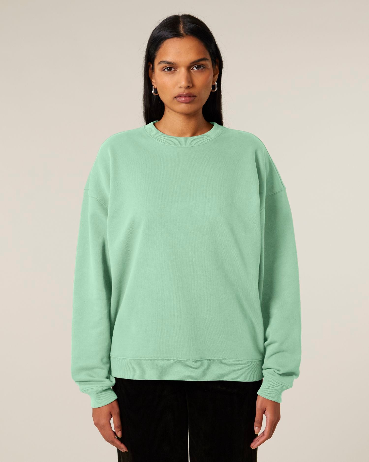Sweatshirt Radder 2.0 in Farbe Misty Jade