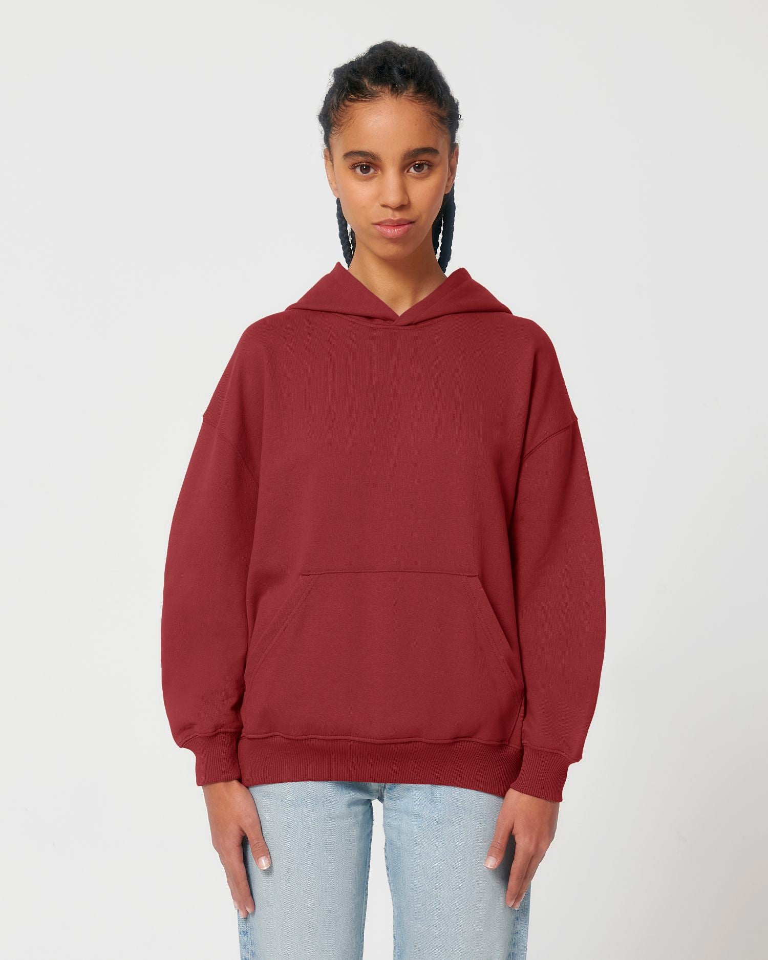 Hoodie Cooper Dry in Farbe Red Earth