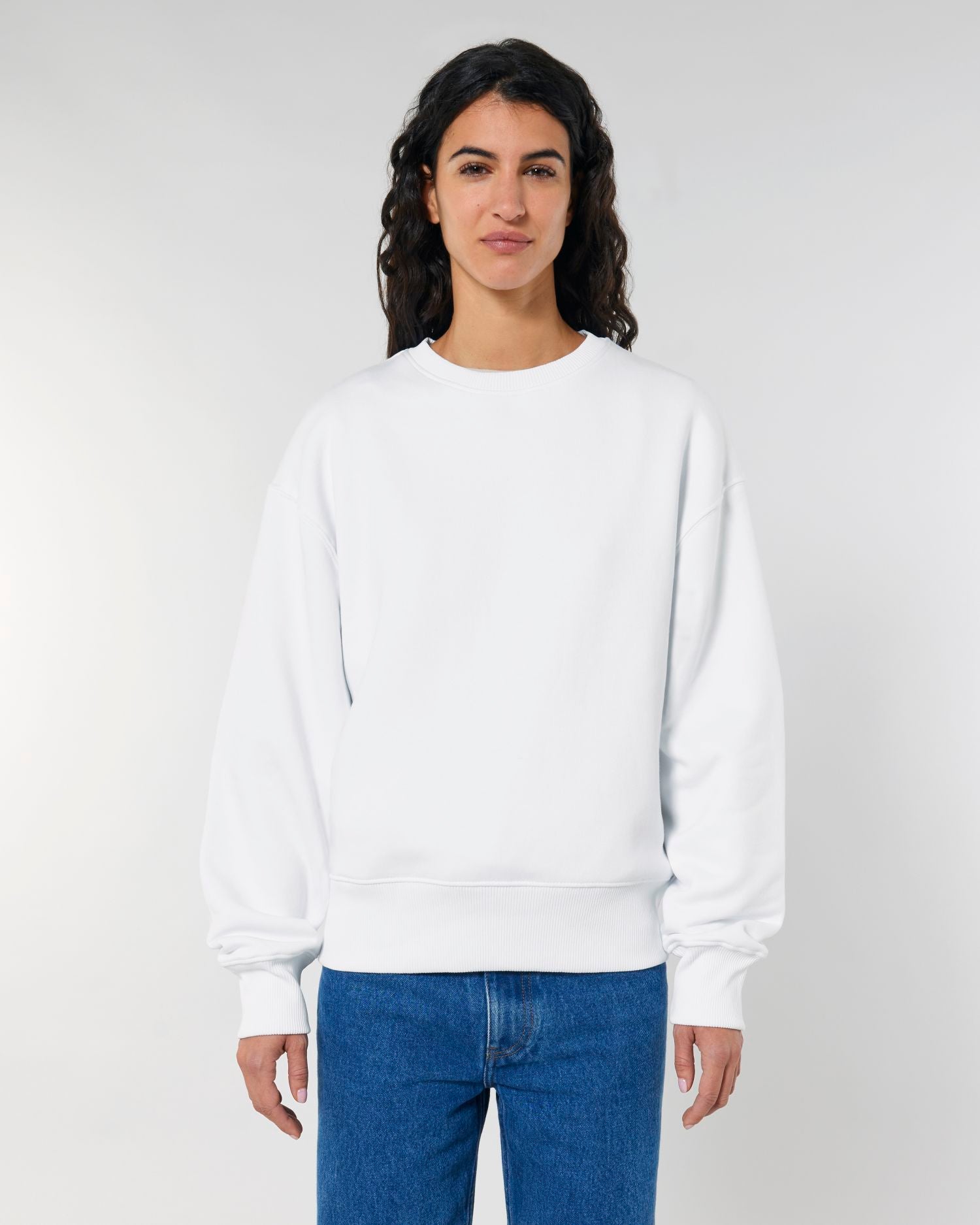Sweatshirt Radder in Farbe White