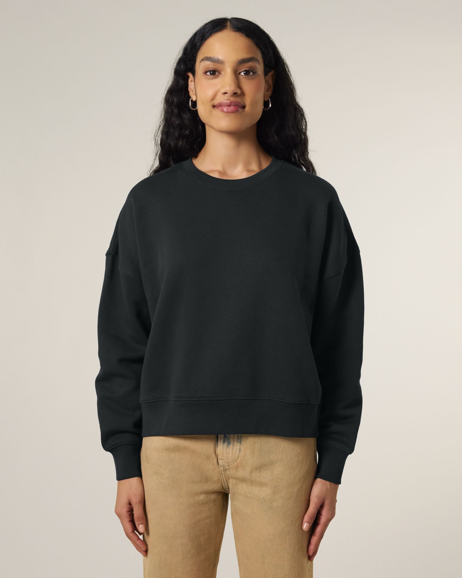 Sweatshirt Stella Alma in Farbe Black