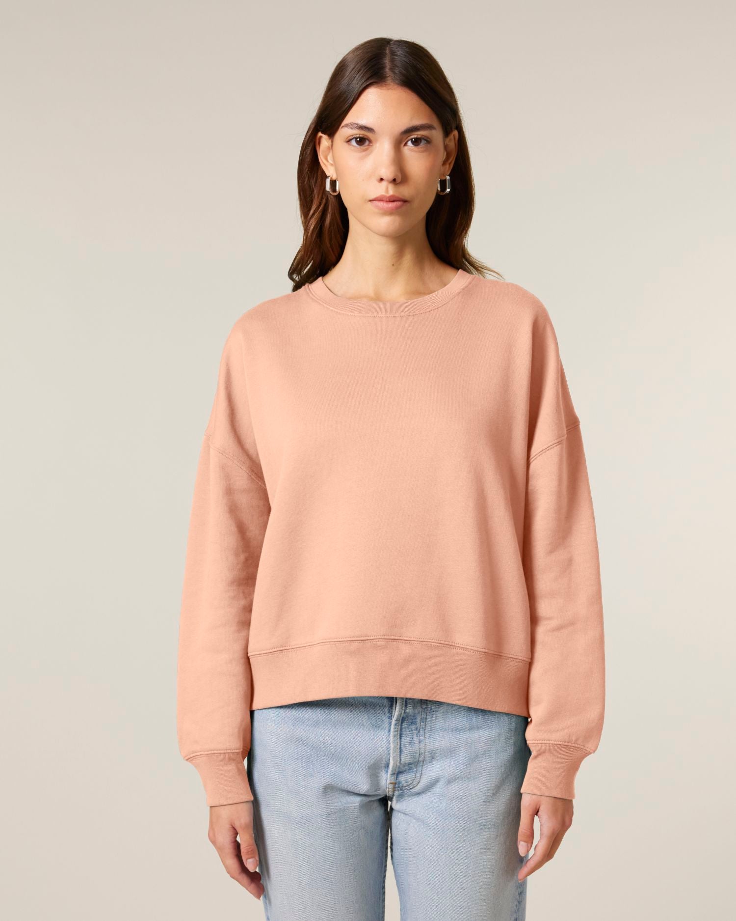 Sweatshirt Stella Alma in Farbe Fraiche Peche