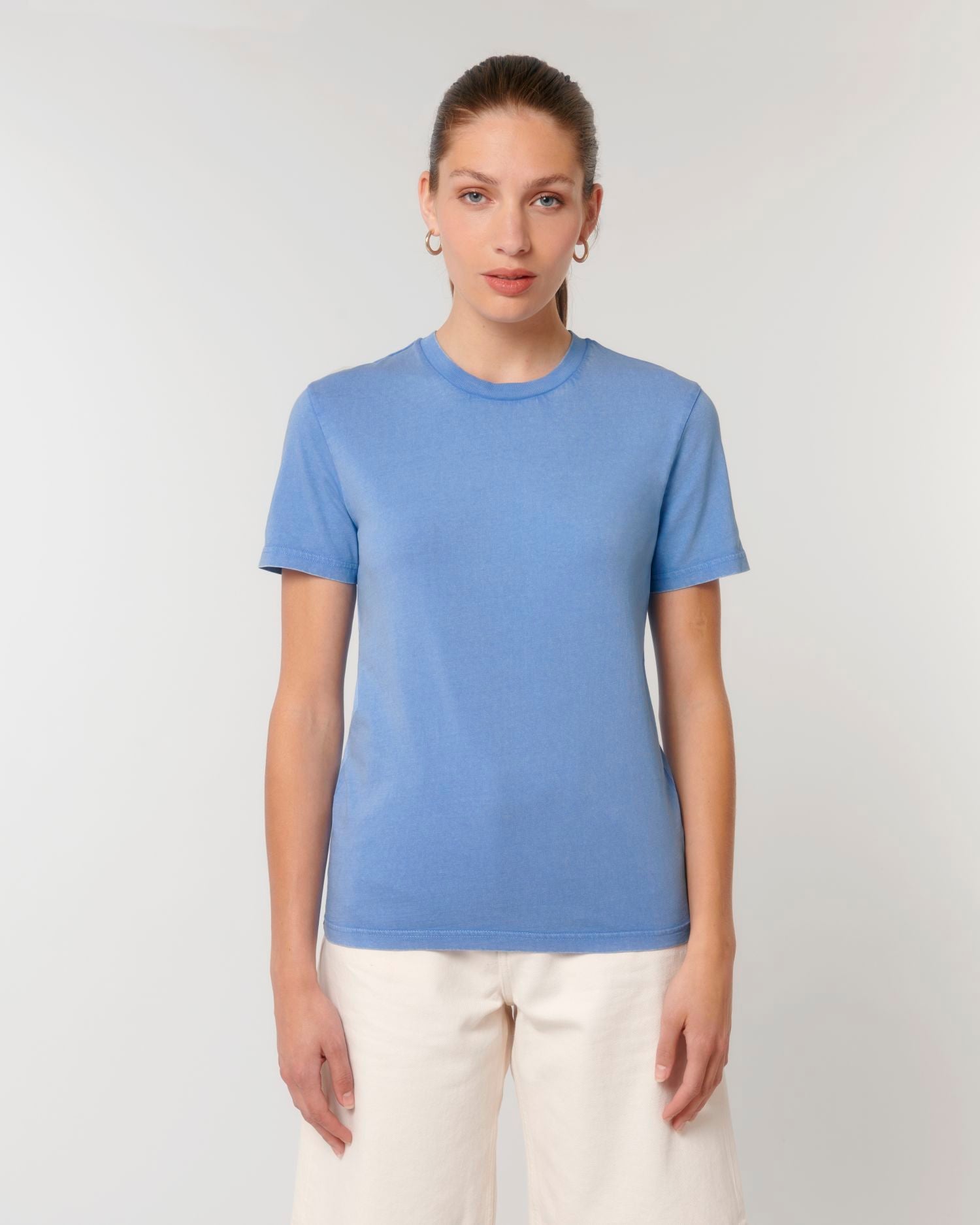 T-Shirt Crafter Vintage in Farbe G. Dyed Swimmer Blue