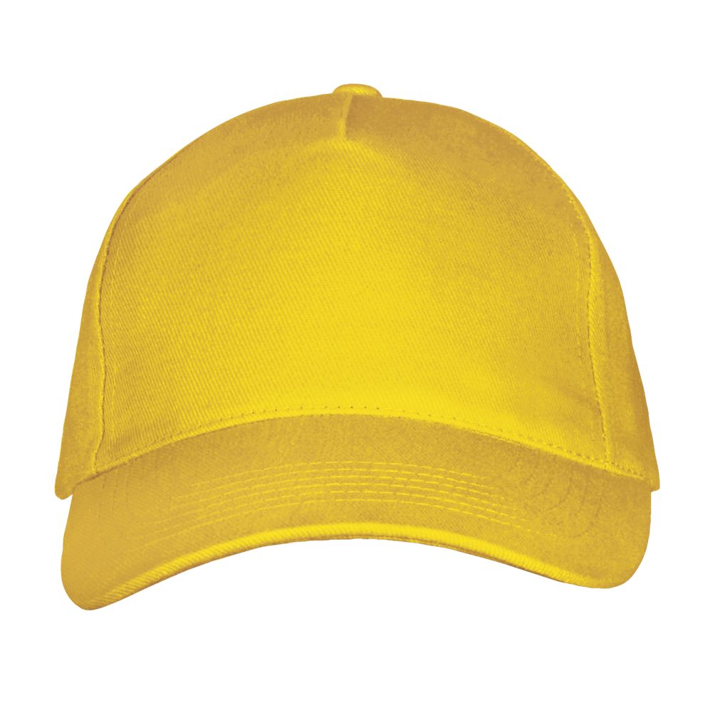 Long Beach 5 Panel Cap in Farbe Gold