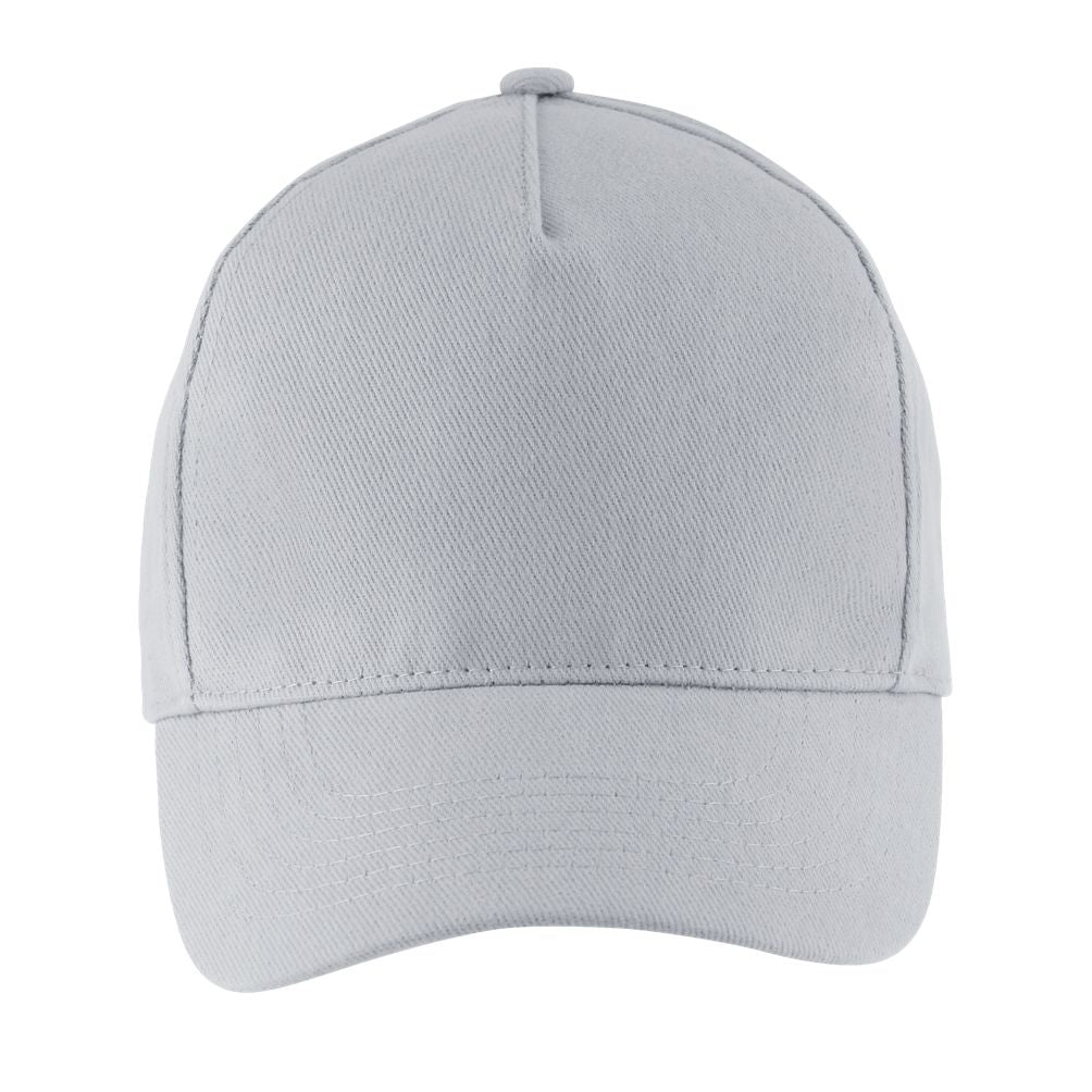 Long Beach 5 Panel Cap in Farbe Pure grey