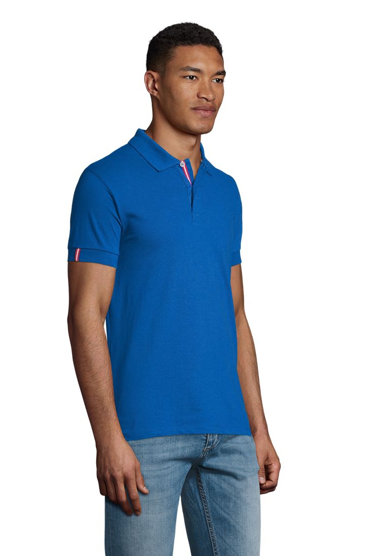 Patriot Herren Poloshirt Kurzarm in Farbe Royal blue