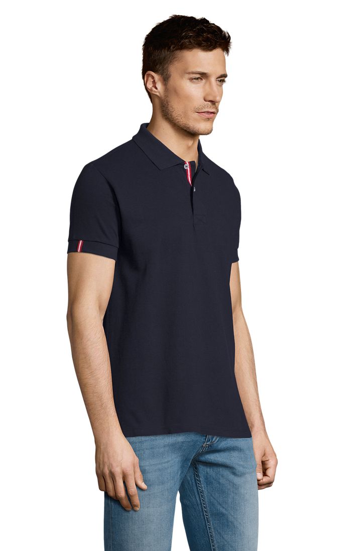 Patriot Herren Poloshirt Kurzarm in Farbe French navy