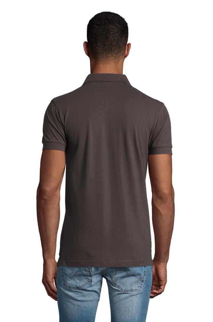 Patriot Herren Poloshirt Kurzarm in Farbe Dark grey