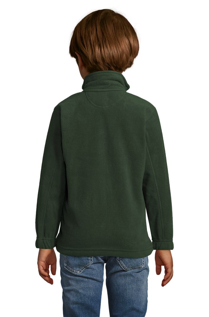 North Kids Kinder Fleece Jacke in Farbe Fir green