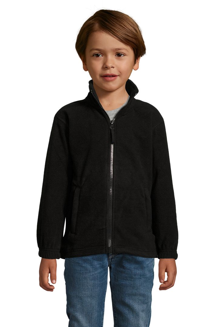 North Kids Kinder Fleece Jacke in Farbe Black