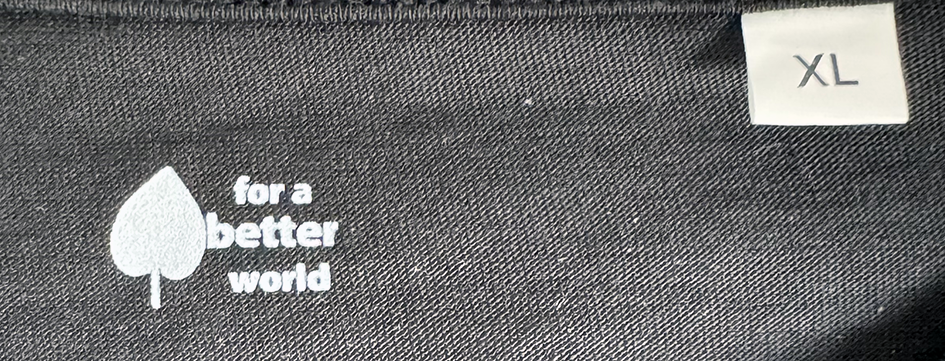 Stanley/Stella Aufdruck „for a better world“ im Nackenbereich (Beispiel)