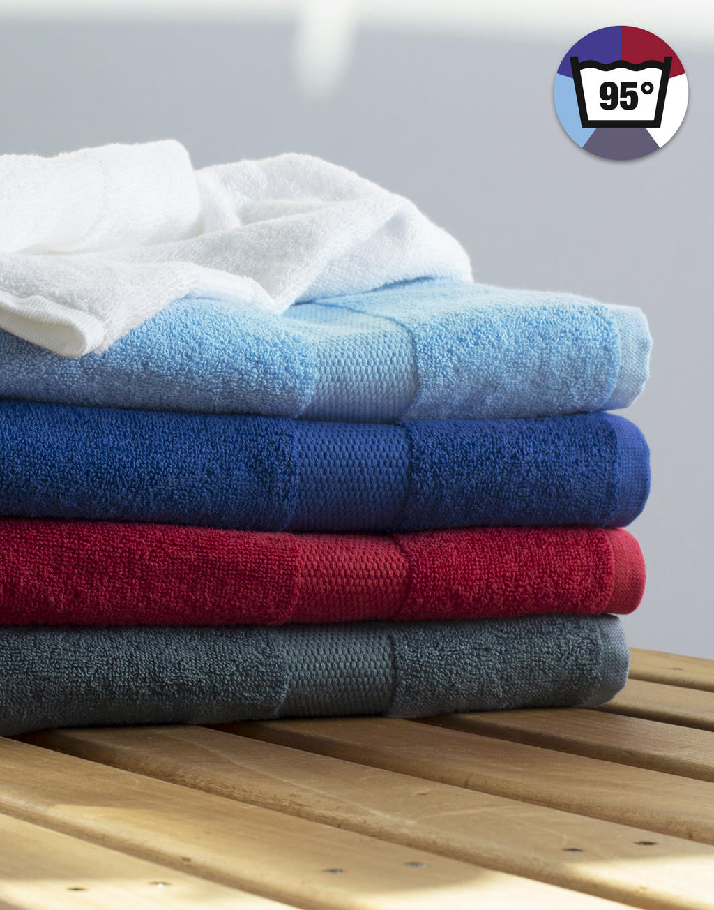  Tiber Bath Towel 70x140 cm in Farbe Snowwhite