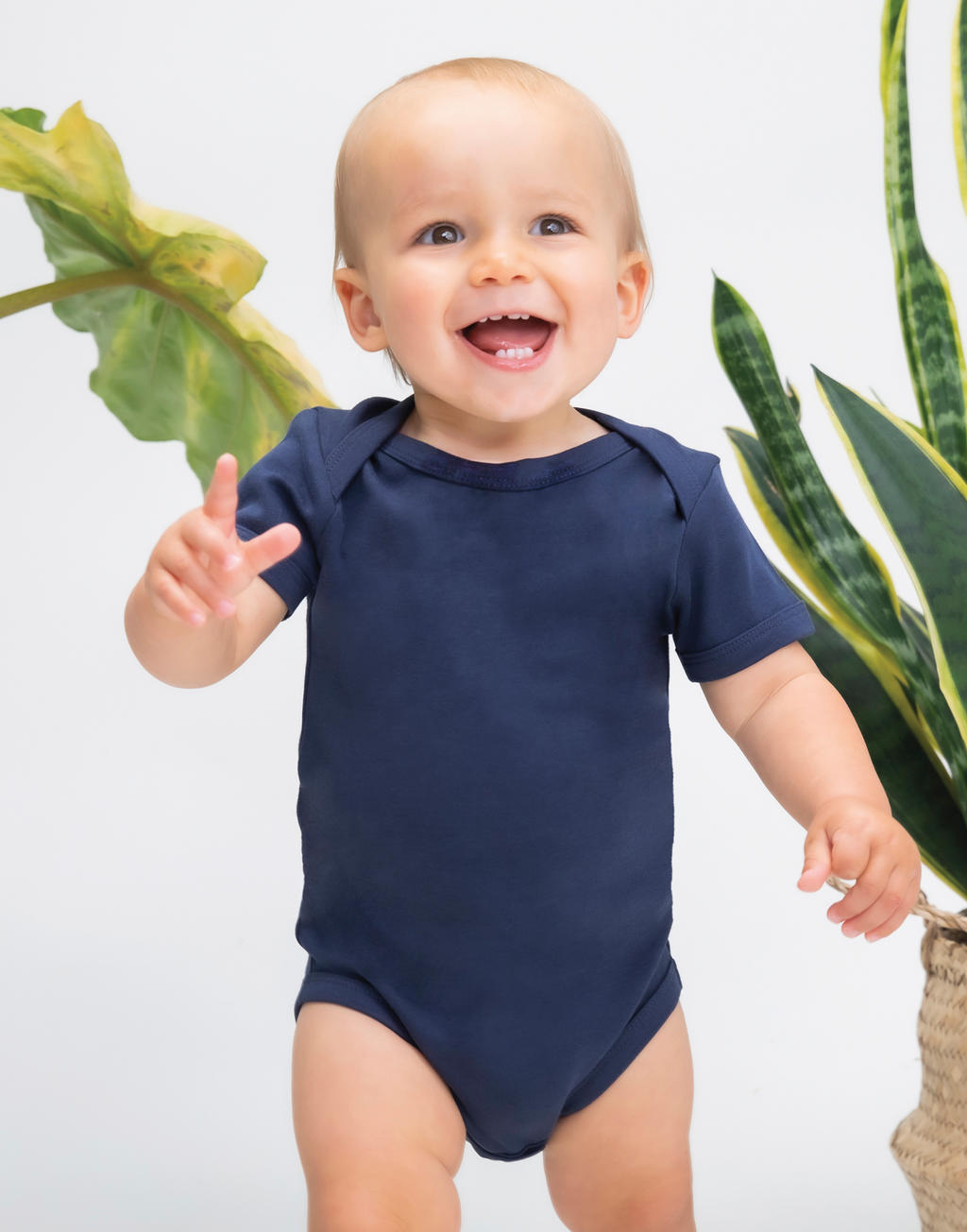  Baby Bodysuit in Farbe White