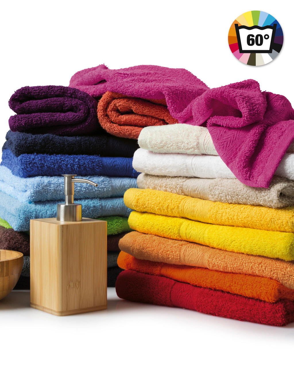  Rhine Hand Towel 50x100 cm in Farbe White