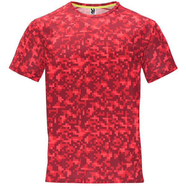 T-Shirt Assen Red Pixel in Farbe Pixel Red
