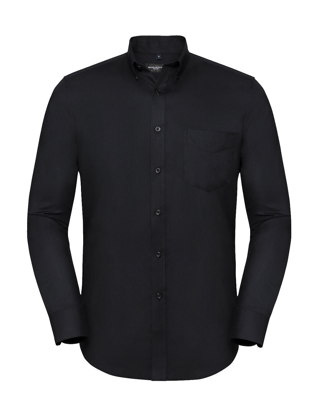  Men's LS Tailored Button-Down Oxford Shirt in Farbe Black