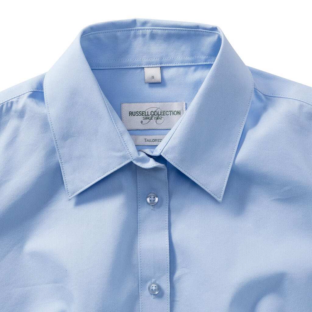  Ladies' Tailored Coolmax® Shirt in Farbe White