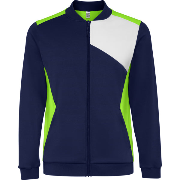 Pullover Leros in Farbe Lime/Navy