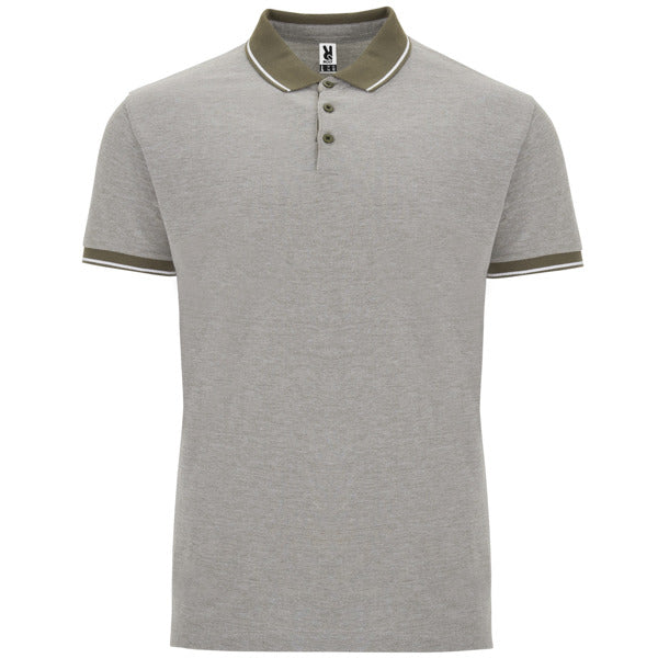 Poloshirt Bowie in Farbe Heather Military Green