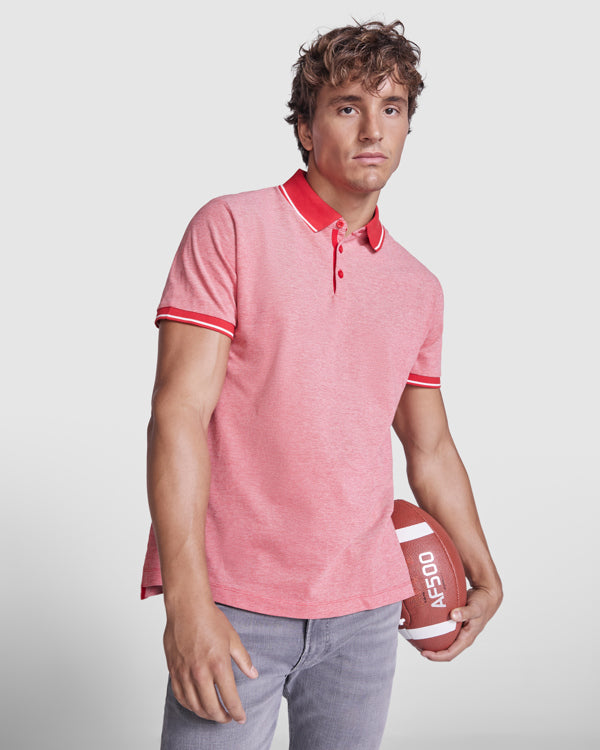 Poloshirt Bowie in Farbe Heather Military Green