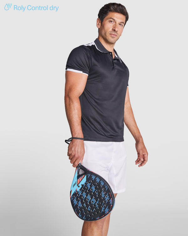 Poloshirt Tamil  in Farbe White/Black