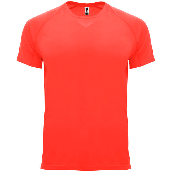 T-Shirt Bahrain Fluor Coral in Farbe Fluor Koral