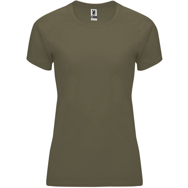 T-Shirt Bahrain Woman Militar Green in Farbe Army Green
