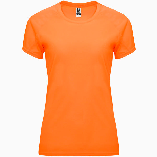 T-Shirt Bahrain Woman  in Farbe Fluor Orange