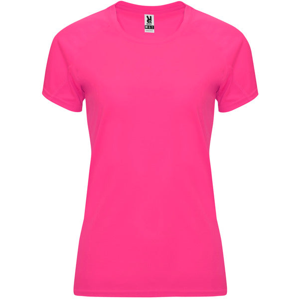 T-Shirt Bahrain Woman  in Farbe Fluor Pink
